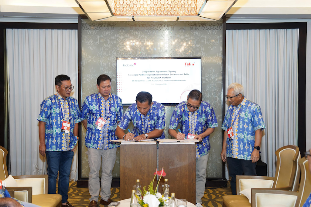 Telin Gandeng Indosat Business Bangun Platform NeuTrafiX